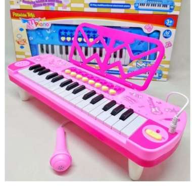 mainan piano + MIC Mainan Piano Anak Alat Musik