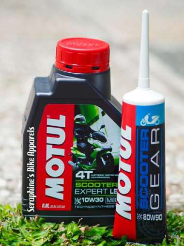 PAKET OLI MOTUL SCOOTER EXPERT LE 10W30 +OLI GEAR MOTUL|SEMUA MATIC OK
