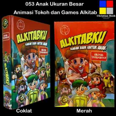 Alkitab Anak-Anak Ukuran Besar Bergambar (Tb 053 Ti Alkitabku)