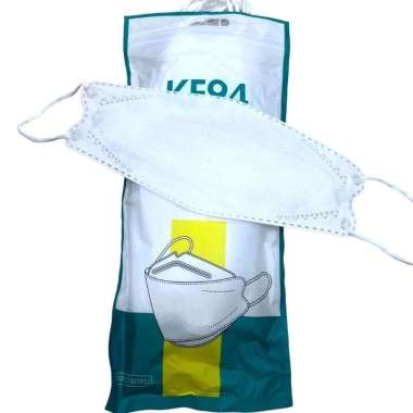 Masker Hijab - Masker Headloop - Masker Hijab Wanita KF94 Putih 10PCS