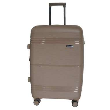 Luminox Chirio Koper Hardcase - Fiber PP 4 Roda Putar TSA Lock - Size 24 Inch Light Coffee
