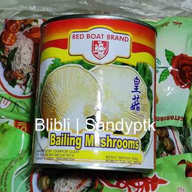 Red Boat Brand Jamur Kaleng Pailing Pai Ling Bailing Bai Ling Mushrooms Phak Lin Ku Import