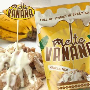 Keripik pisang lampung lumer rasa vanila milk tiramisu