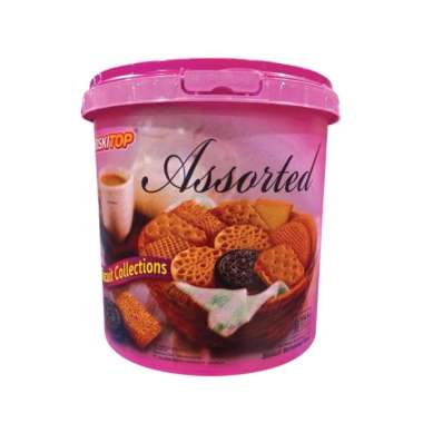 BISKITOP ASSORTED PINK 400 GR - VP
