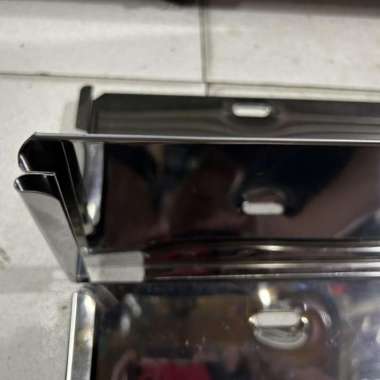 Tatakan Plat nomor mobil Dudukan Plat nomor model PEJABAT//APARAT Crome