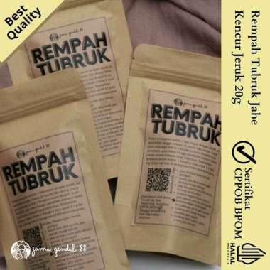 Flu Fighter Tea - Wedang Jahe Kencur Jeruk JKJ - Teh Rempah Teh Rimpang Teh Herbal - Herbal Blend by