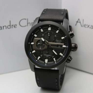 ALEXANDRE CHRISTIE AC 6562 PRIA FULL BLACK LEATHER ORIGINAL