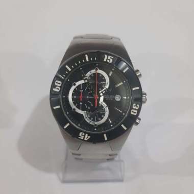 JAM TANGAN PRIA CHRIST VERRA CV 29623-16 SILVER BLACK ORIGINAL