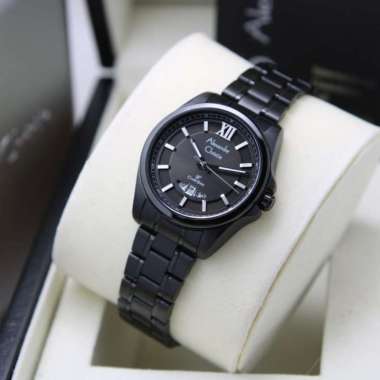 JAM TANGAN WANITA ALEXANDRE CHRISTIE AC 8659 / AC8659 ORIGINAL FULL BLACK
