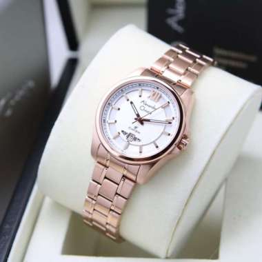 JAM TANGAN WANITA ALEXANDRE CHRISTIE AC 8659 / AC8659 ORIGINAL ROSEGOLD WHITE