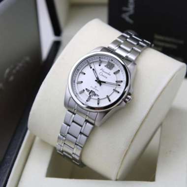 JAM TANGAN WANITA ALEXANDRE CHRISTIE AC 8659 / AC8659 ORIGINAL SILVER WHITE