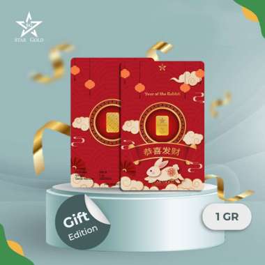 StarGold Logam Mulia Edisi Imlek (Shio Kelinci 1) 0.5 gram