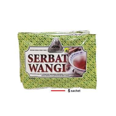 [5 SACHET] Intra - Minuman Serbuk JAHE dan SERBAT Wangi SERBAT WANGI