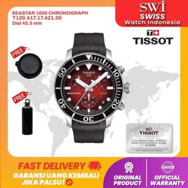 Tissot T120.417.17.421.00 Seastar 1000 Chronograph Jam Tangan Pria