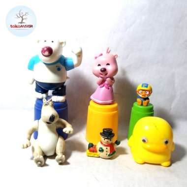Pororo Penguin Korea Poby Bernard White Polar Bear Natal Christmas Toy