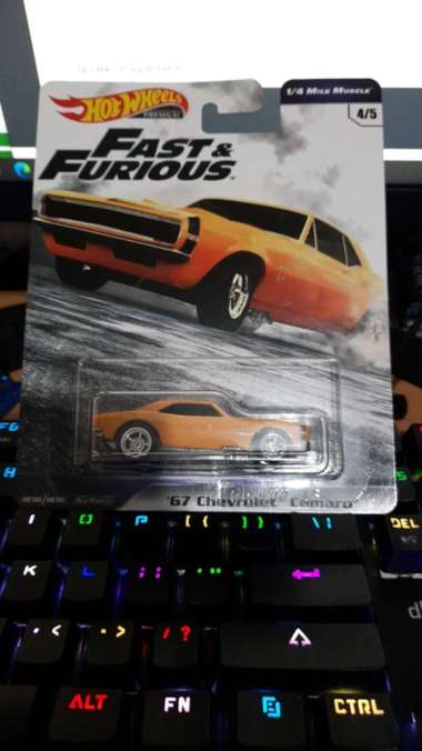 Hot Wheels 67 Chevrolet Camaro Fast Furious Mile Muscle Hotwheels