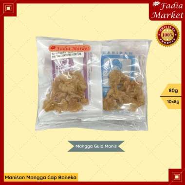 Manisan Asinan Cap Boneka Mangga Serut Semediaw Gula Manis Pedas Asin 80g 10x8g Mangga Gula Manis
