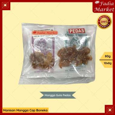 Manisan Asinan Cap Boneka Mangga Serut Semediaw Gula Manis Pedas Asin 80g 10x8g Mangga Gula Pedas