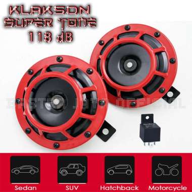 KLAKSON ELECTRIC 12V 118DB DUAL SUPER TONE OEM BEST QUALITY