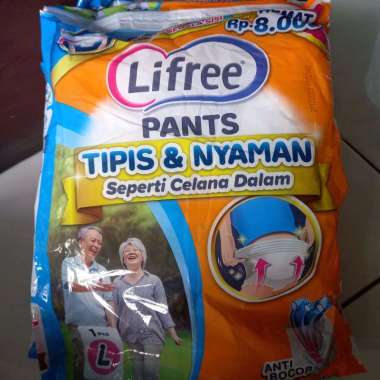 POPOK DEWASA LIFREE [HARGA/10PC] LIFREE CELANA L