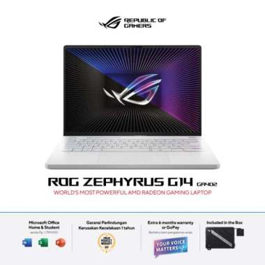 ASUS ROG Zephyrus G14 GA402RJ-R9X6B6W-O - Moonlight White