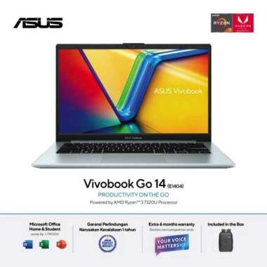 ASUS Vivobook Go 14 E1404FA-FHD552 - Green Grey