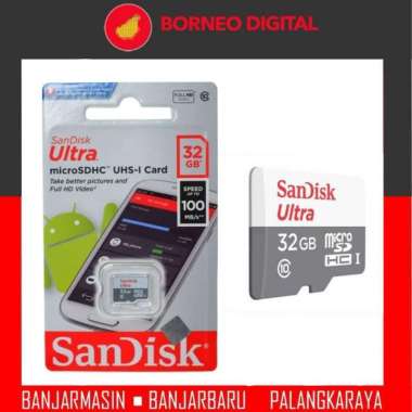 SANDISK ULTRA MICRO SPEED 100MB/S MEMORI HP, MEMORI KAMERA 64 GB