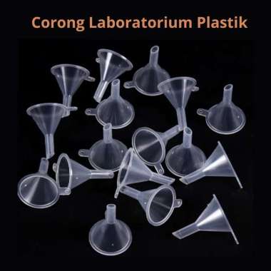 Corong Plastik Alat Laboratorium Funnel Corong Kimia ukuran 31mm