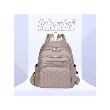 Goto Convese Mini Backpack Tas Sekolah Kuliah Kerja Ransel Wanita KHAKI