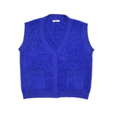 3Second Women's Vest Sleveless Nylon Cardigan C011123 XL Blue