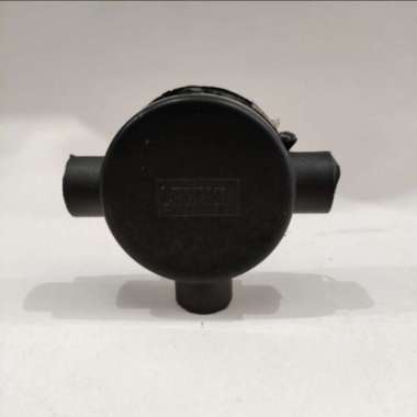 InbowDos Inbow dos Bulat Tee Tempat Sambungan Kabel Pipa Listrik 5/8 - Hitam Hitam