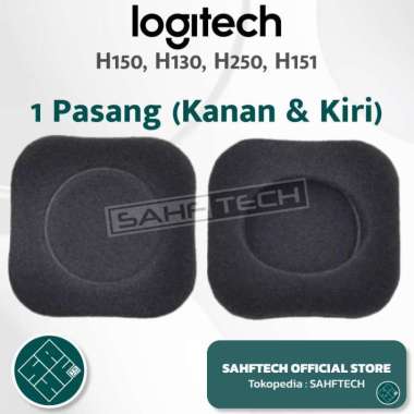 Earpad Ear pad Cushion Busa Bantalan Logitech H150 H130 H250 H151 1 Pasang Foam