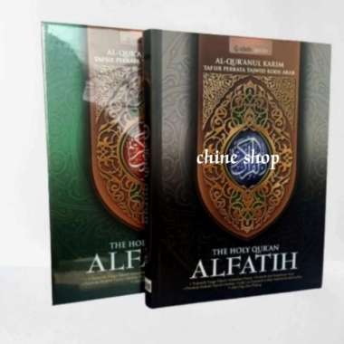 Alquran Alfatih Ukuran Besar A4 Tajwid Terjemahan - Perkata