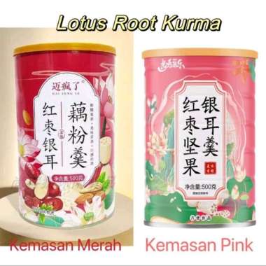 (HALAL)Oufen Lotus Root Powder/Bubuk Sereal Akar Teratai Sehat Untuk Diet Lotus Root Kurma