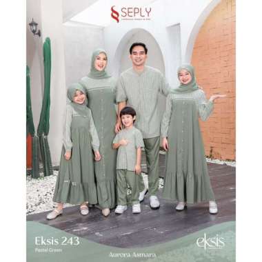 EKSIS 243 PASTEL GREEN SEPLY ORIGINAL GAMIS DEWASA MEYRA 223 SELIA 148 KOKO KASEO 212 KLIKO 150 SARI
