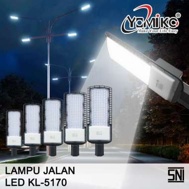 YOMIKO KAP Lampu Jalan PJU / Lampu Jalan PJU Model Kotak SMD 200W Warm White