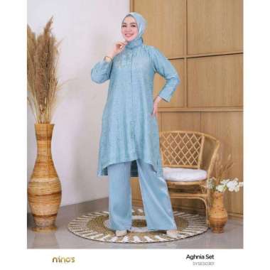 AGHNIA Set By NINOS DESIGN Aqua Blue
