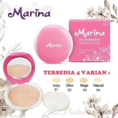 MARINA BEDAK PADAT UV PROTECTION - MARINA UV PROTECTION LOOSE POWDER 25G NATURAL