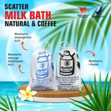 Scatter Mandi Susu kemasan Pouch 130gr SUSU
