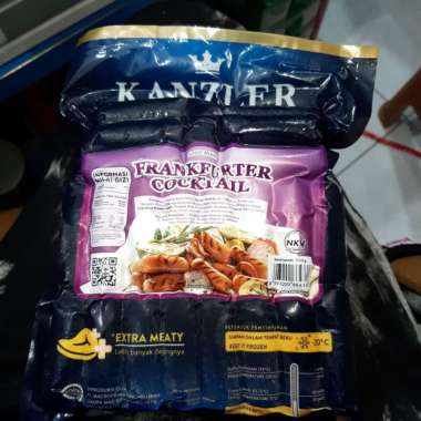 KANZLER FRANKFURTER COCTAIL 500GR, SOSIS AYAM HALAL, KHUSUS OJOL KURIR