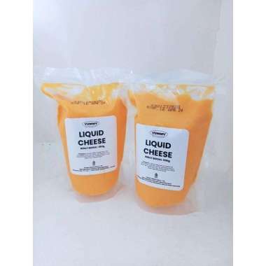 YUMMY LIQUID CHEESE SAUCE 500GR, ENAK & NIKMAT U/ COCOLAN MAKANAN