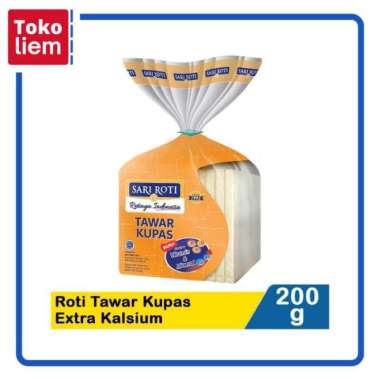 Sari Roti Roti Tawar Kupas Extra Kalsium 200G