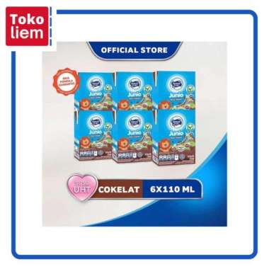 Promo Harga Frisian Flag Susu UHT Junio Chocolate 110 ml - Blibli