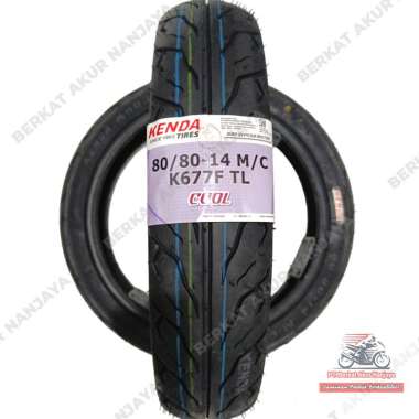 KENDA Cool K677F 80 80 14 Ban luar Tubeless Ban Matic Beat Mio Nex