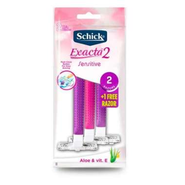 SCHICK EXACT 2 PINK 2+1
