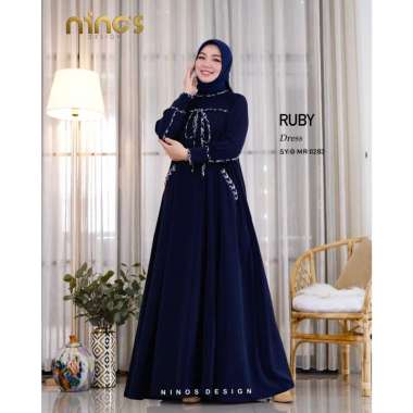 RUBY DRESS BY NINOS DESIGN Navy