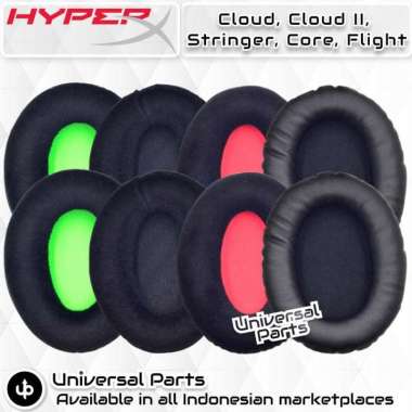 Bantalan Busa HyperX Cloud II Alpha S Stringer Core Flight Ear Pad Cup Busa Mic HyperX