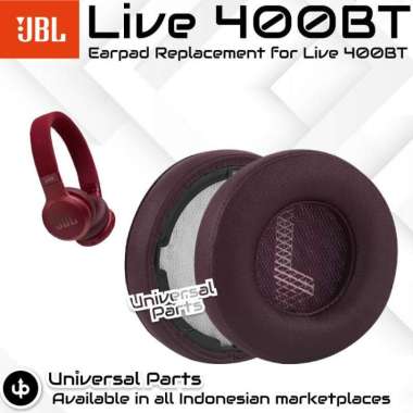 Bantalan Busa JBL LIVE 400BT / LIVE 460NC Earpad Earcup Ear Pad Cup Red