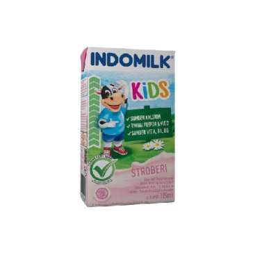 Promo Harga Indomilk Susu UHT Kids Stroberi 115 ml - Blibli