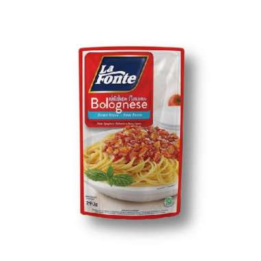 Promo Harga La Fonte Saus Pasta Chicken Flavour Bolognese 290 gr - Blibli